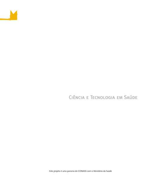 Ciência e Tecnologia em Saúde
